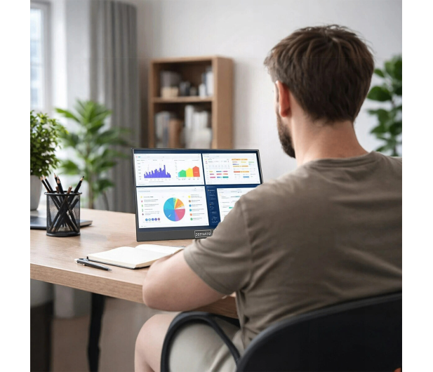 Zenwire Monitor Przenośny 15,6 cali USB-C Full HD 1920x1080 HDMI - 1604644 - zdjęcie 7